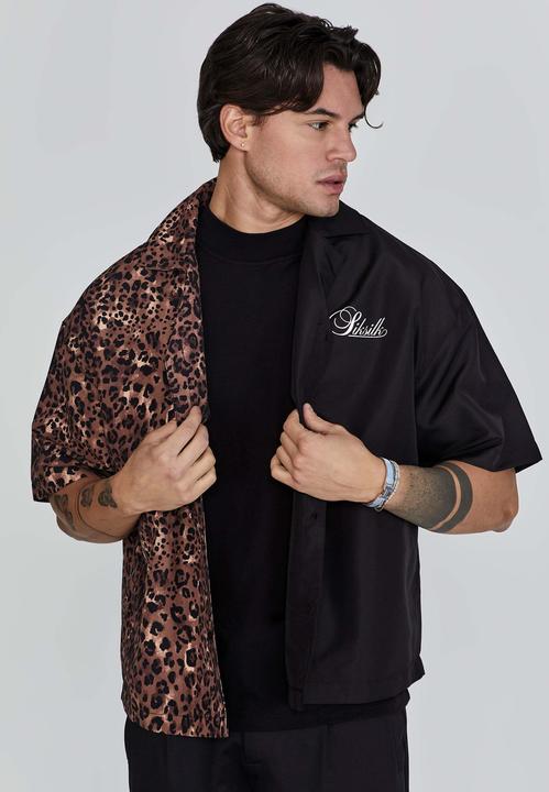 Siksilk Shirt Animal Print Shirt (M)