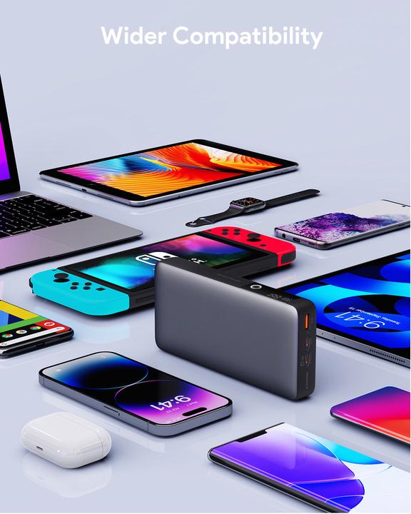 Actual product image Aukey SprintX (20000 mAh, 65 W, 74 Wh)