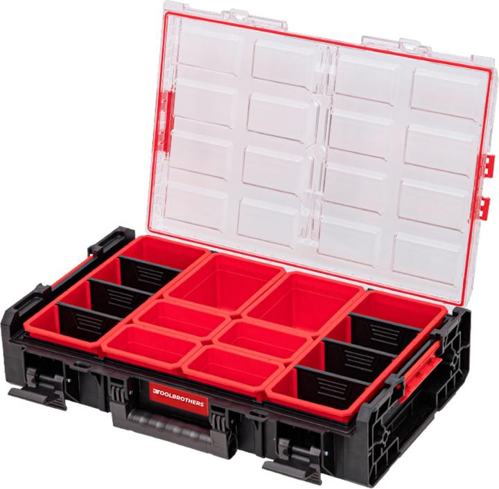 Produktbild Tool Brothers Toolbrothers RHINO XXL Organizer ECO Höhe XL Boxen 582 x 387 x 131 mm 13,5 l IP66 mit 6 Inlays und