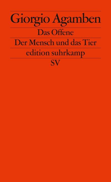 Produktbild Das Offene (Deutsch, Giorgio Agamben, 2003)