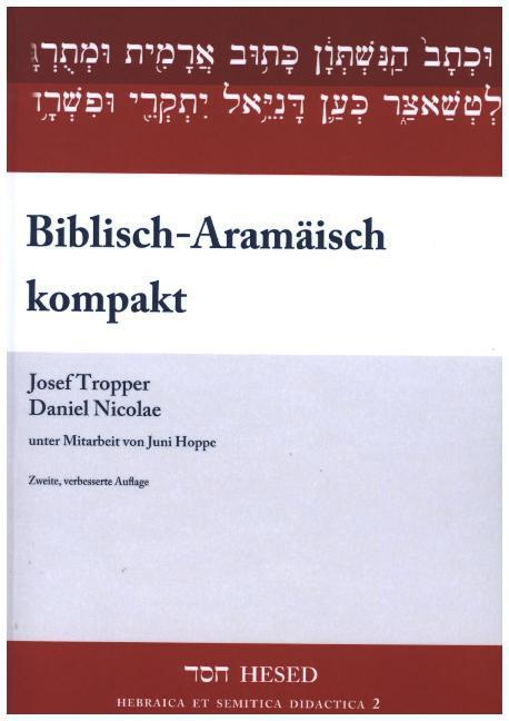 Produktbild Biblisch-Aramäisch kompakt (Deutsch, Josef Tropper, Daniel Nicolae, 2013)