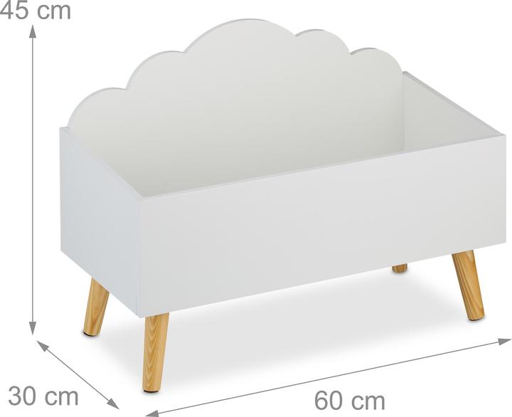 Actual product image Relaxdays toy chest