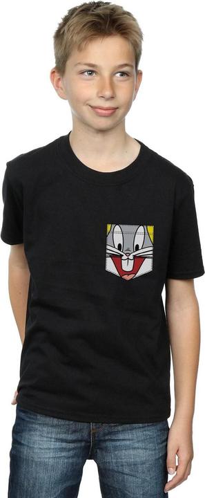 Image du produit Looney Tunes - T-shirt BUGS BUNNY FACE FAUX POCKET - Garçon (152, 158)