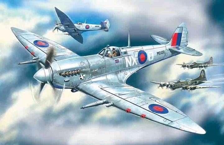 Actual product image ICM Supermarine Spitfire Mk. VII