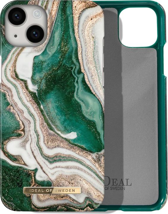 Produktbild iDeal Of Sweden Designer-Cover Golden Jade Marble (Apple iPhone 14 Plus)