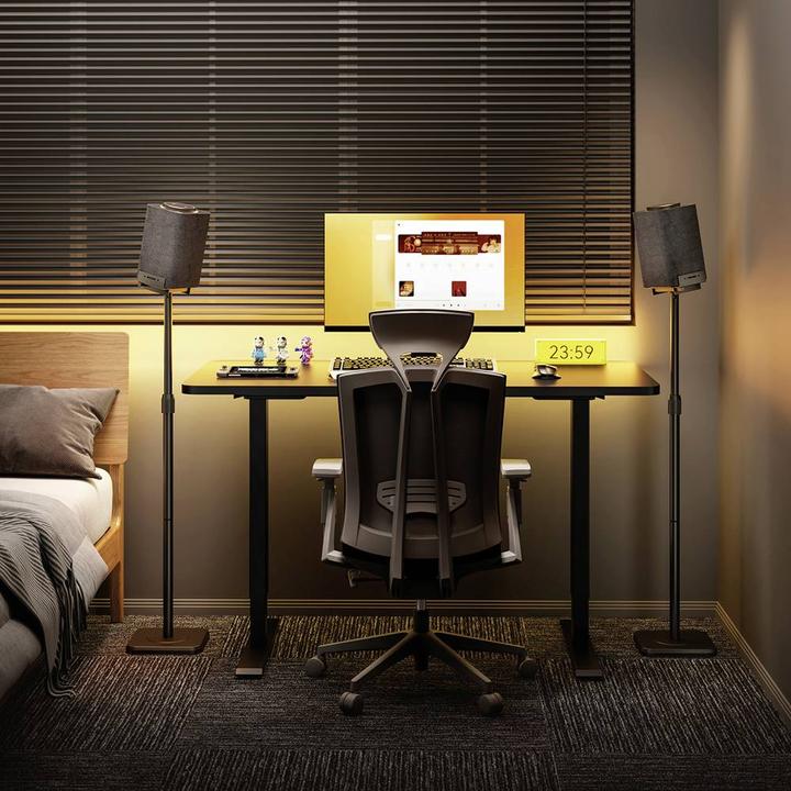 Actual product image myWall My Wall Lautsprecher-Ständer 1 St. (1 pair, Stand, Tiltable, Rotatable, Height-adjustable)