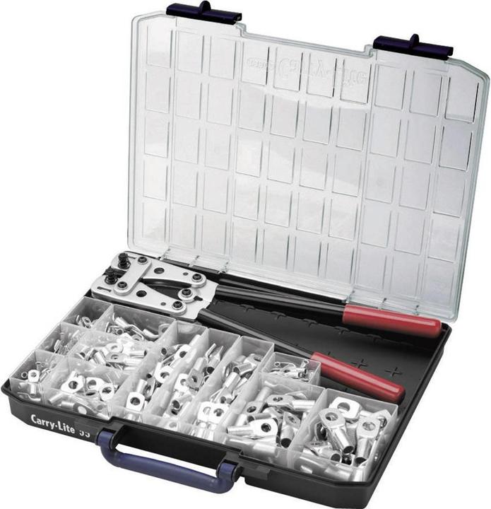 Cimco Presszangen-Set 255teilig Rohrkabelschuh