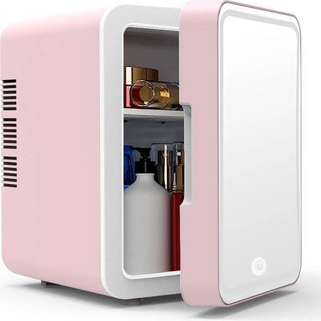 Produktbild Geschenkidee Mini-Kühlschrank mit Make-up-Spiegel (24 x 17 x 23.5 cm)