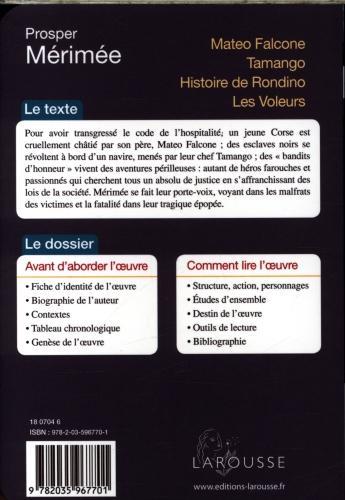 Immagine prodotto Matéo Falcone : et autres nouvelles (Francese, Mérimée Prosper, 2019)