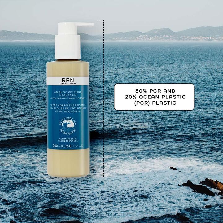 Produktbild Ren Atlantic Kelp And Magnesium Anti-Fatigue Body Cream Ocean Plastic Edition (Körpercreme, 200 ml)