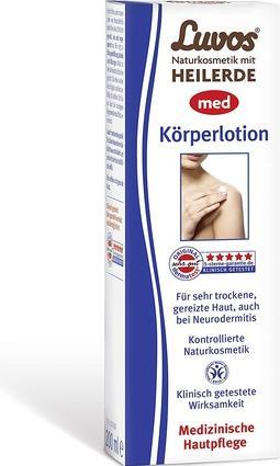 Image du produit Luvos Lotion corporelle à l'argile Med pour les peaux très sèches et irritées, 200 ml de lotion (Lotion pour le corps, 200 ml)