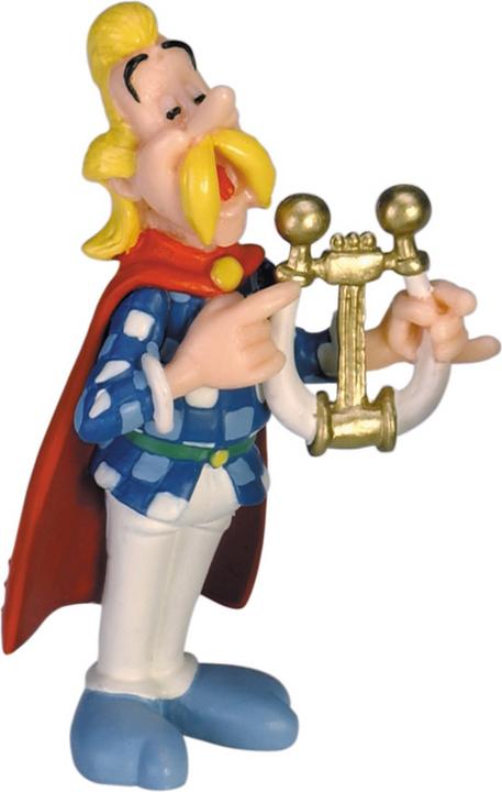 Actual product image Plastoy Asterix figure Troubadix harp with