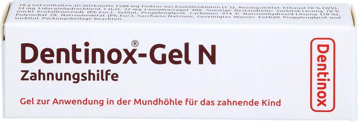 Produktbild Dentinox Gel N Zahnungshilfe, 10 g Gel (1 x, 10 g)