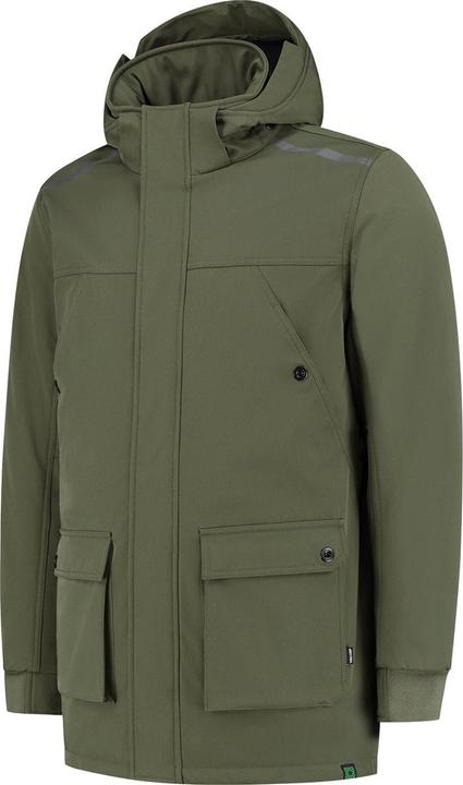 Produktbild Tricorp Winter Softshell Parka Rewear 402713 - Legrogroen - xl (XL)