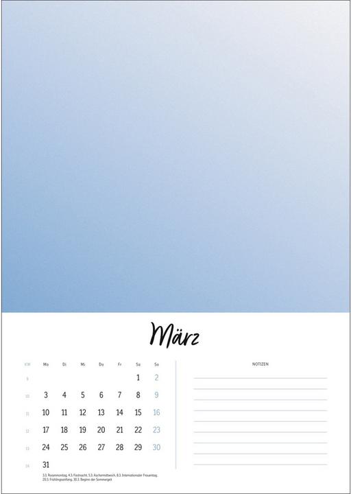 Produktbild Kreativkalender Design A4 2025 (21 x 29.7 cm, Harter Einband, Deutsch)