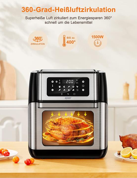 Actual product image Innsky Hot Air Deep Fryer