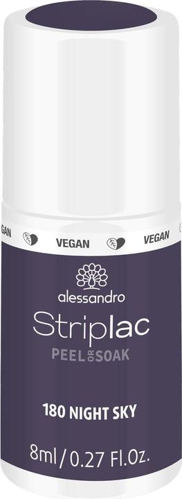 Produktbild Alessandro Striplac Peel or Soak - 180 Night Sky (180 Night Sky, UV-Gel Lack)