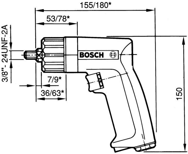 Actual product image Bosch Professional Air drilling machine (Electrical connection)