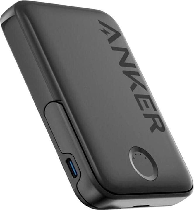 Image du produit Anker 322magGo banque d'alimentation magnétique sans fil 5000mAh 7,5W avec support noir (5000 mAh, 12 W, 18.50 Wh)