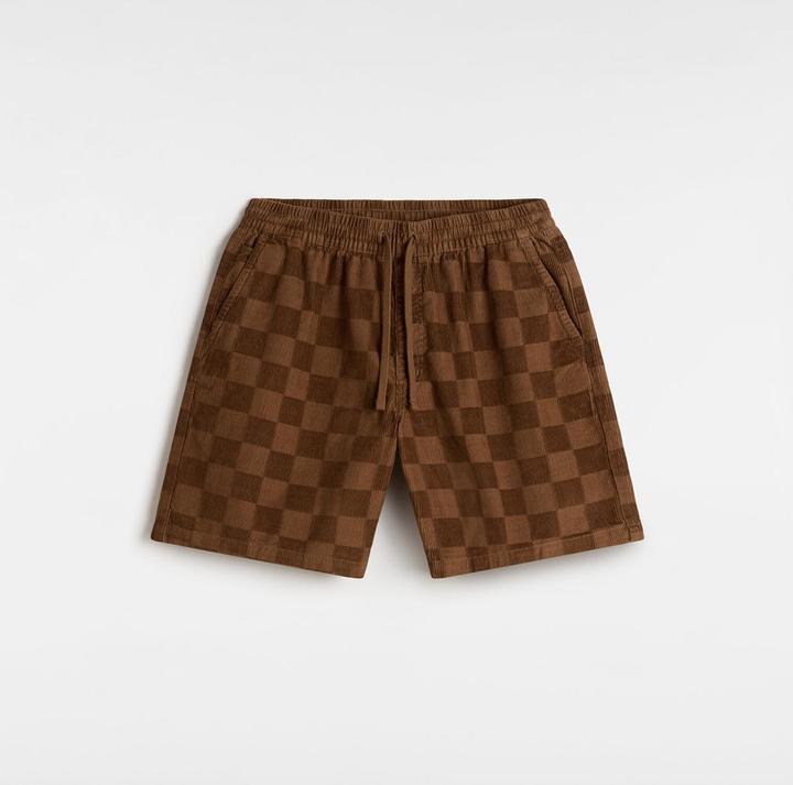 Vans Range Checkbrd Cord Loose Short Sepia (M)