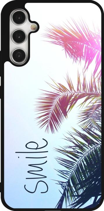 Actual product image PhoneLook Coque silicone rigide noir Smile 05 (Samsung Galaxy A34 5G)