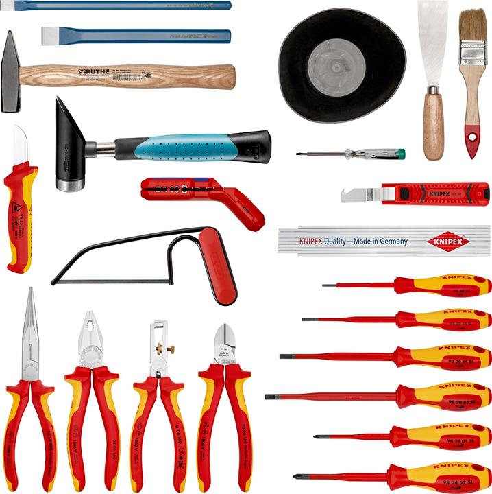 Actual product image Knipex Tool Bag Classic Electric (23 pieces)