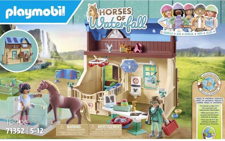 Immagine prodotto Playmobil Terapia equestre e pratica veterinaria (71352, Cavalli Playmobil della cascata)