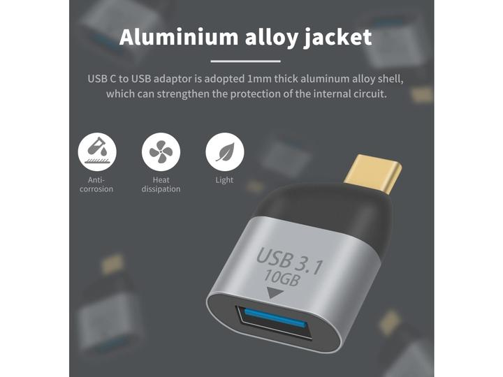 Produktbild PowerGuard USB-C auf USB 3.1 Adapter 10 Gbit/s (USB 3.1)