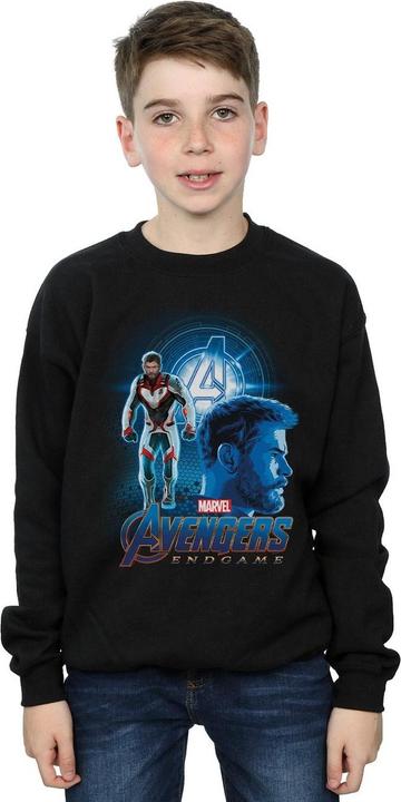 Actual product image Boys Avengers Endgame Thor Team Suit Sweatshirt (140, 146)