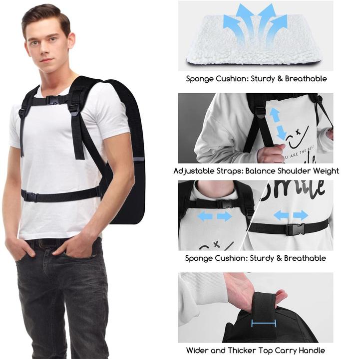 Actual product image Nobleza Backpack for dogs and cats (Dog, Cat, Breathable)