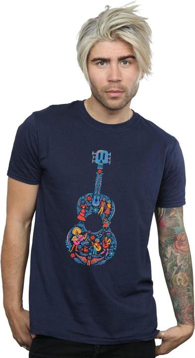 Immagine prodotto Disney Coco Guitar Pattern Maglietta Uomo (XXL)