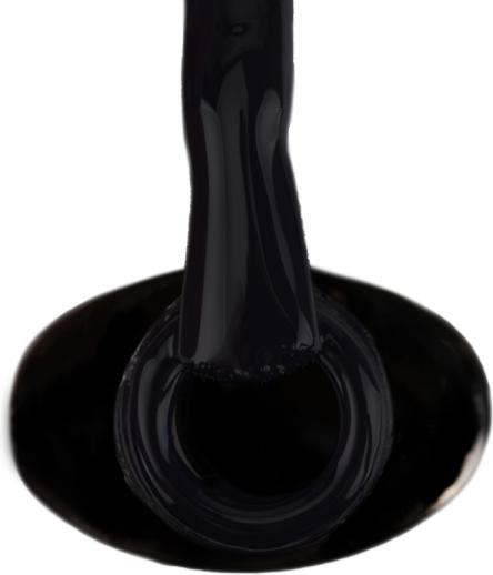 Actual product image Maliva Gellack Black 072 UV/LED (Crow Black, UV gel varnish)