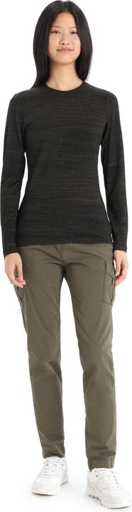 Actual product image Icebreaker Women Oasis LS Crewe Ski Tracks (S)