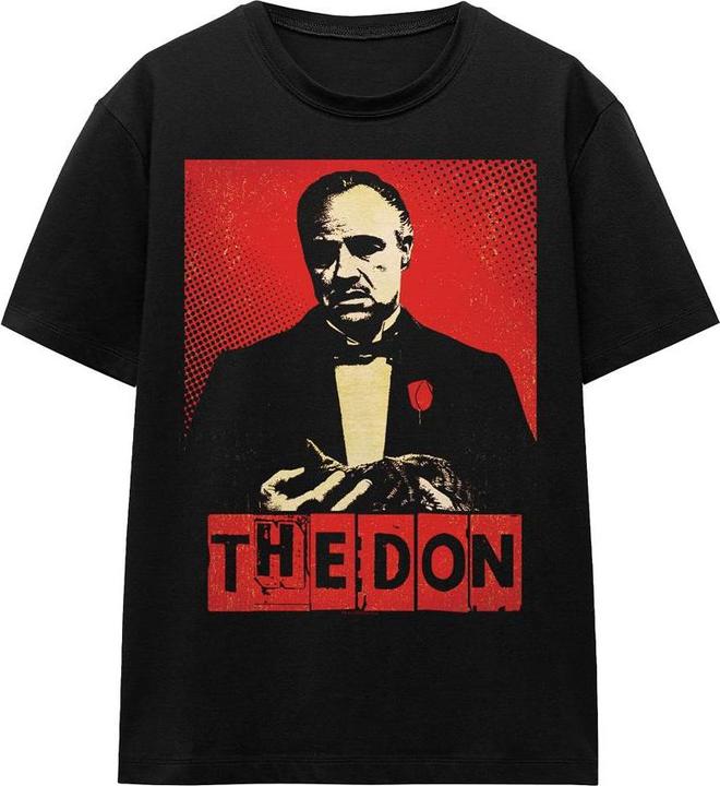 Actual product image The Godfather Unisex Adult Don Vito Corleone Pop Art T-Shirt (L)