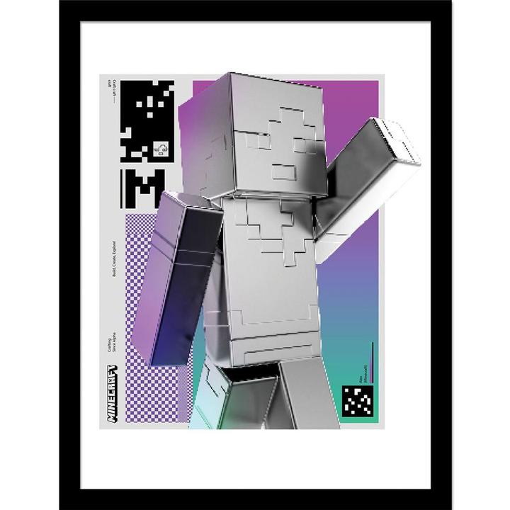 Immagine prodotto Minecraft Poster Incorniciato (40 x 30 cm)