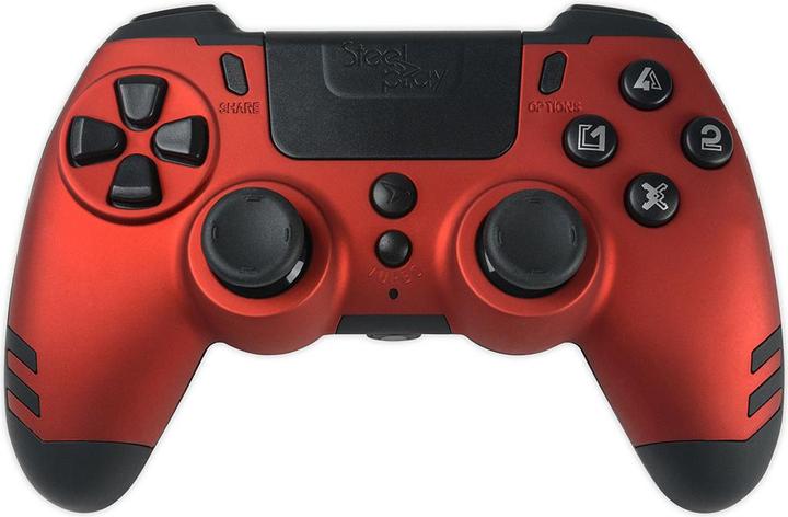 Produktbild Steelplay Slim Pack Wireless Controller Ruby Red Multi (PS4, PC)