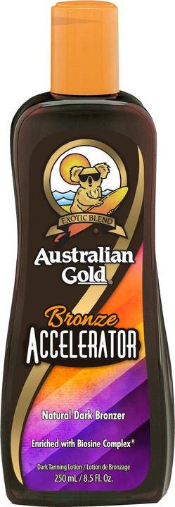 Actual product image Australian Gold Bronze Accelerator Dark Tanning Lotion 250 ml (Self tanning cream, 250 ml)