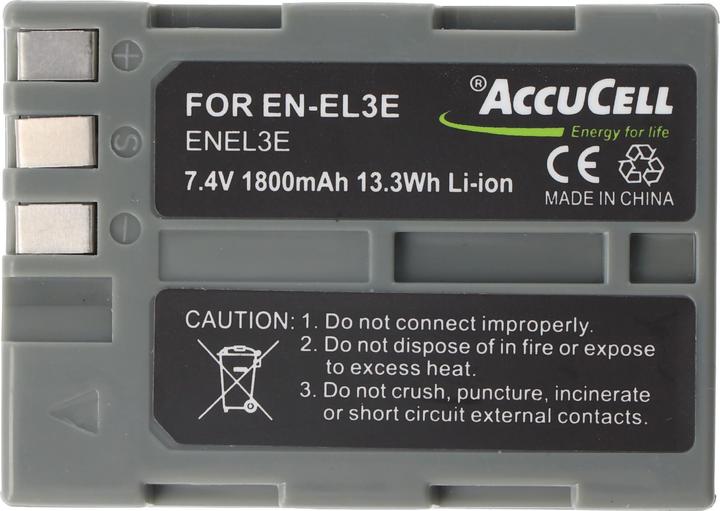 Image du produit AccuCell Batterie Nikon EN-EL3, EN-EL3a, D50, D70