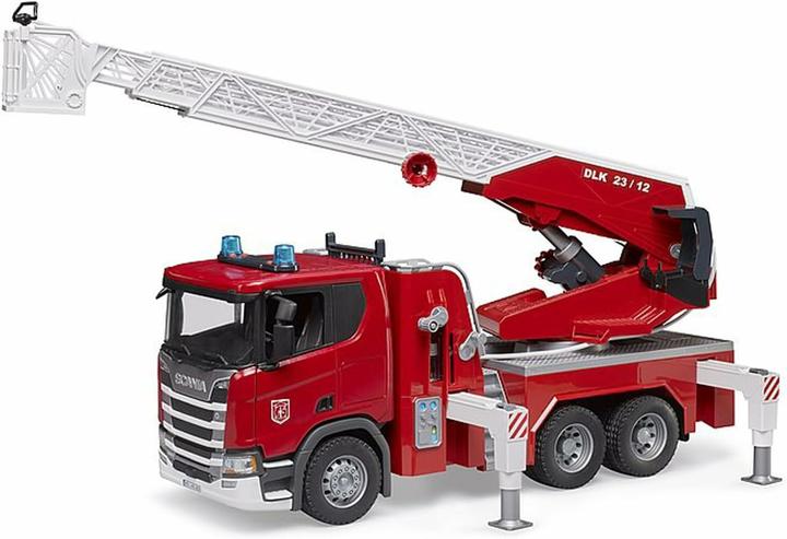 Image du produit Bruder Scania Super 560R Pompiers avec échelle pivotante, pompe à eau, module L+S