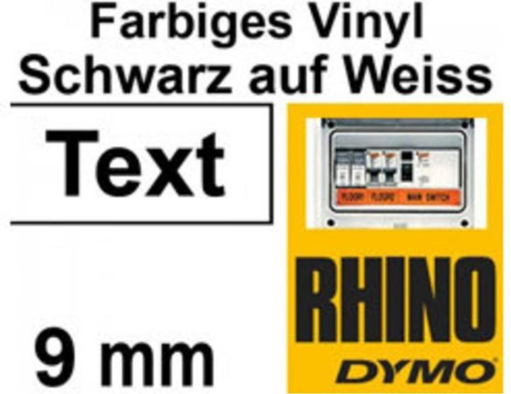 Produktbild Dymo Rhino Vinylband, 18443, weiss (0.90 cm, Weiss)