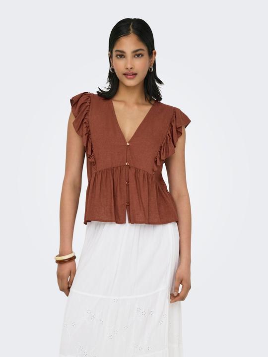 Image du produit Only Normal geschnitten V-Ausschnitt Top Top (L)