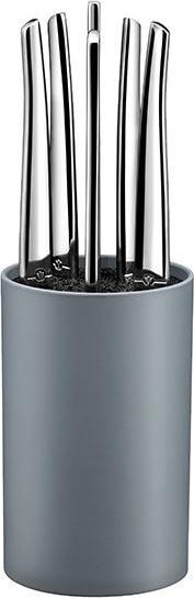 Actual product image Amefa JET - 6-pc steak knives in grey block - mirror (6 Piece, Knife)
