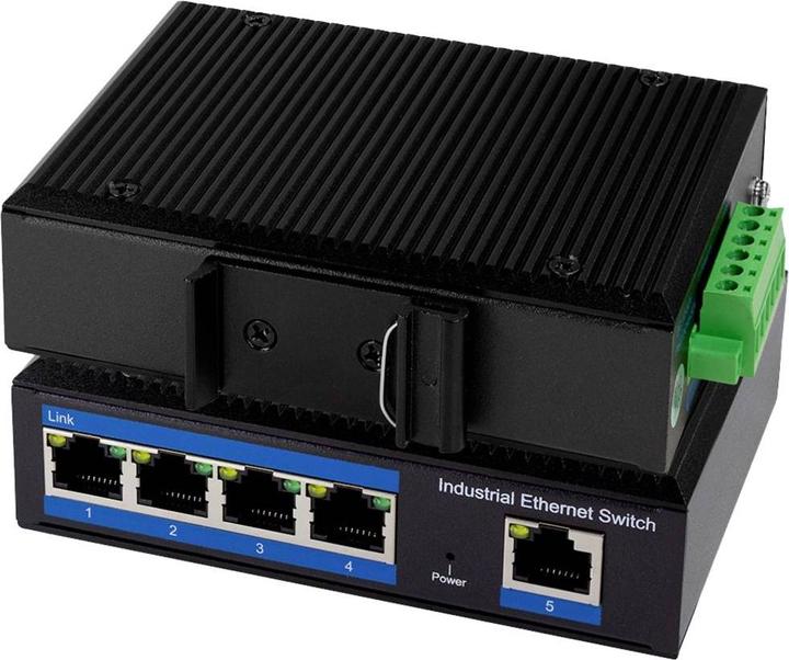 Image du produit LogiLink Commutateur Fast Ethernet industriel, 5 ports, non administrable (5 Ports)