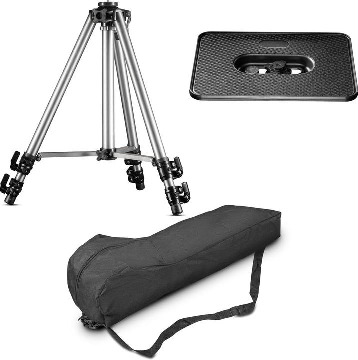 Image du produit Walimex Trépied d'ordinateur portable et plaque de projecteur (Métal, Matières plastiques)