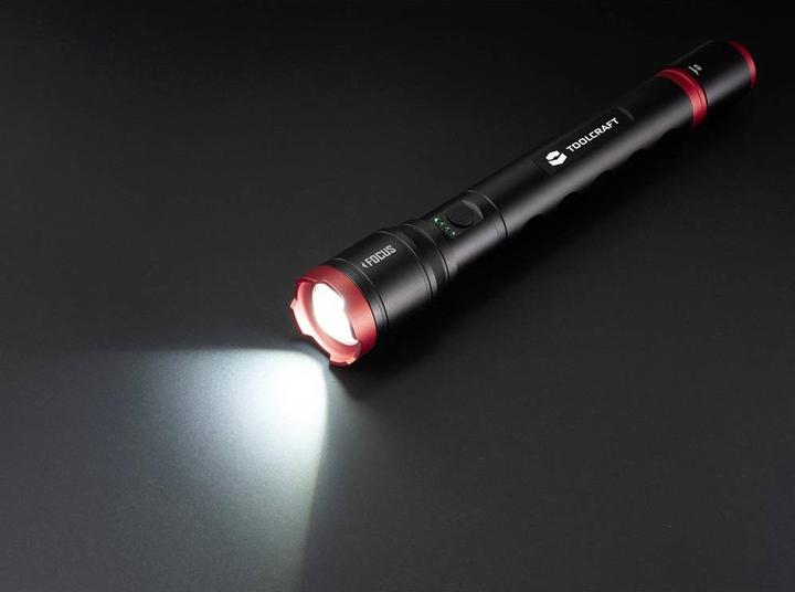 Produktbild Toolcraft Handlampe verstellbar, Einstellbare Punktgrösse, mit Stroboskopmodus (35 cm, 5000 lm)
