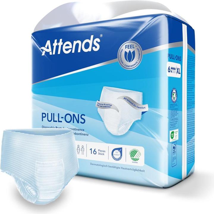 Image du produit Attends Pull Ons 6 (16 x, Large plus)