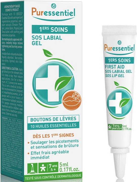 Produktbild Puressentiel SOS Lippenpflege Gel reparierend (Gel, 5 ml)