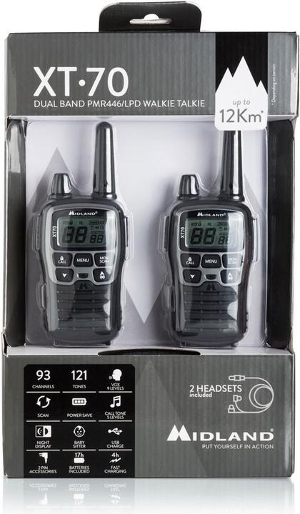 Actual product image Midland Xt70 (12 km)