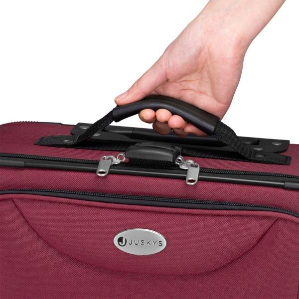 Image du produit Juskys Set de valises trolley Athen (60 l, M (50 - 90l), L (90 - 115l))
