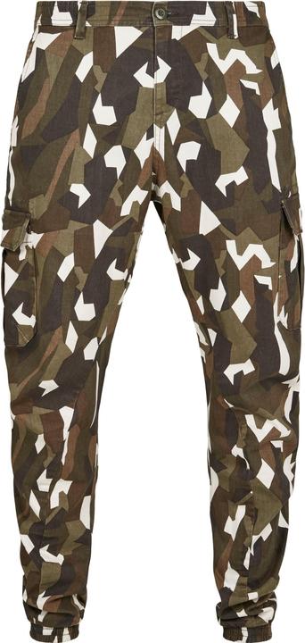 Actual product image Urban Classics Geometric Camo Stretch Twill Cargo Pants (32)